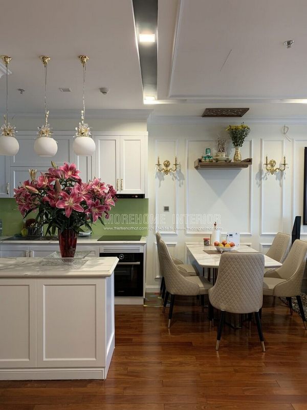 Siêu phẩm thi công phòng bếp Vinhomes Nguyễn Chí Thanh