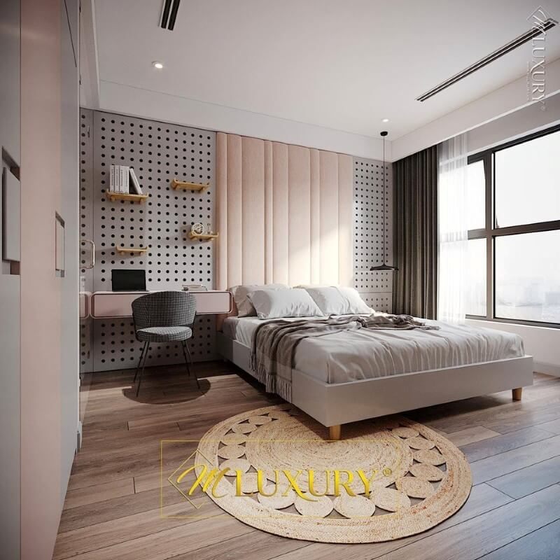 Trang trí nội thất phòng ngủ nhà phố sang trọng đầy tinh tế